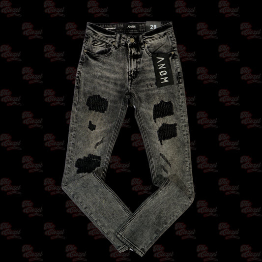 ANOM - denim slim fit jeans (grey wash)