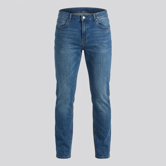 COOPER9-Distress skinny deep blue