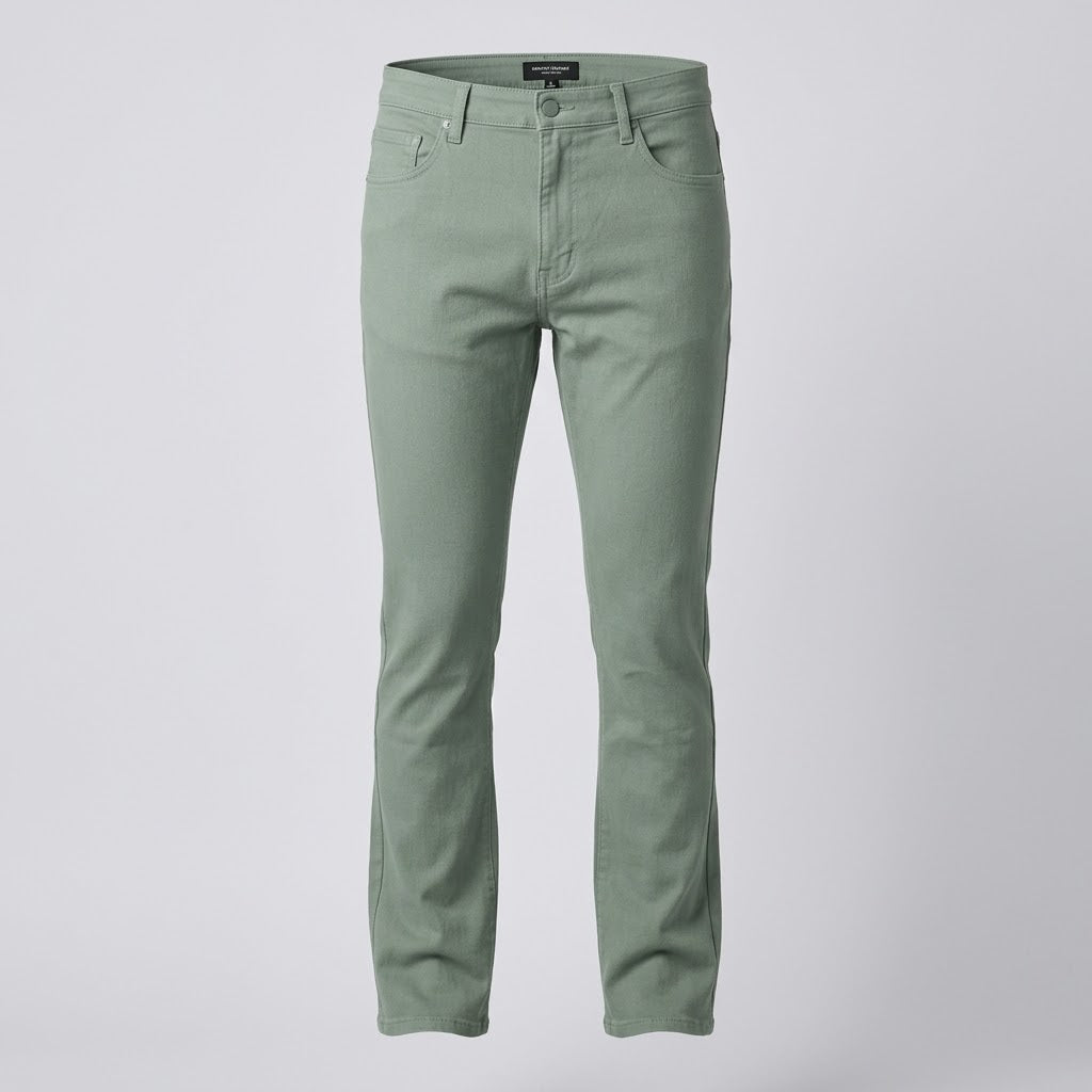 COOPER9-Stack fence jeans (sage)