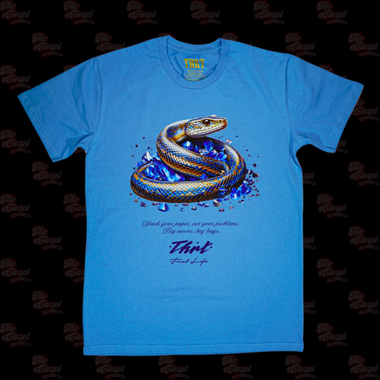 Thrt- stack your money not problems ss tee (baby blue)