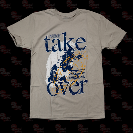 OUTRANK - (silver) take over ss tee