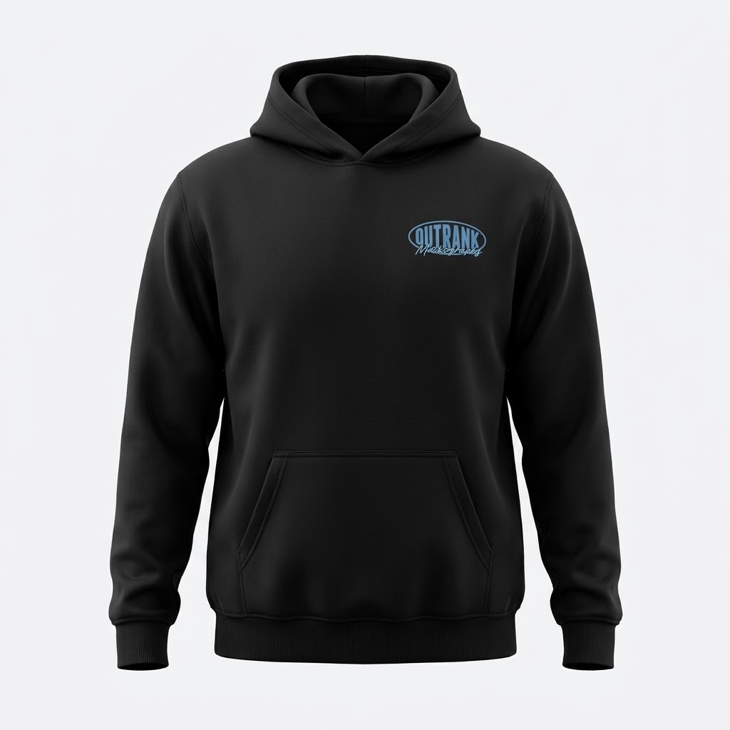 Outrank- "Motorsports" Racing Graphic Hoodie