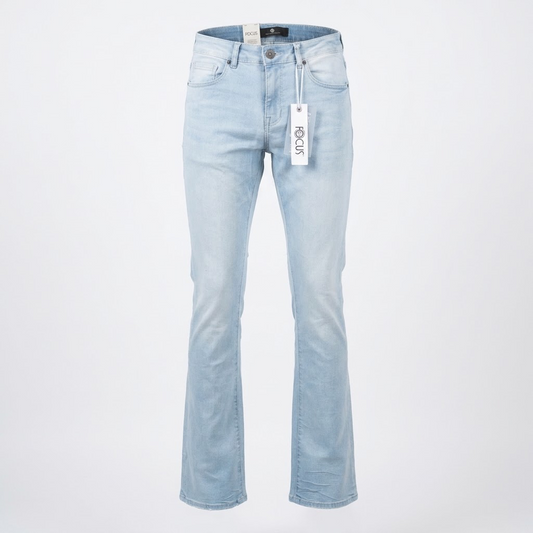 Focus-Light Wash Bootcut Denim Jeans