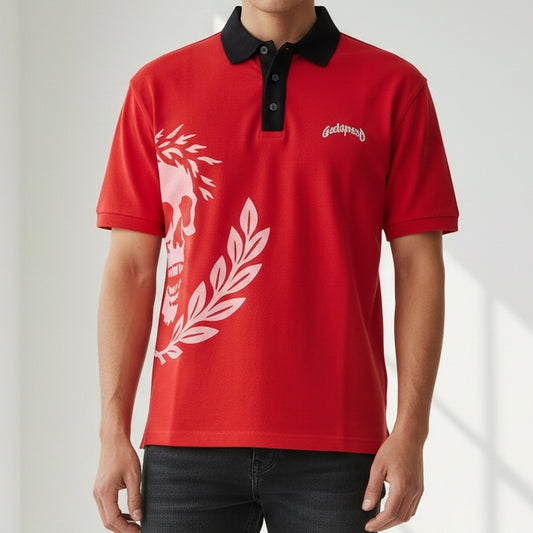 GODSPEED- VICTOR CREST POLO T-SHIRT