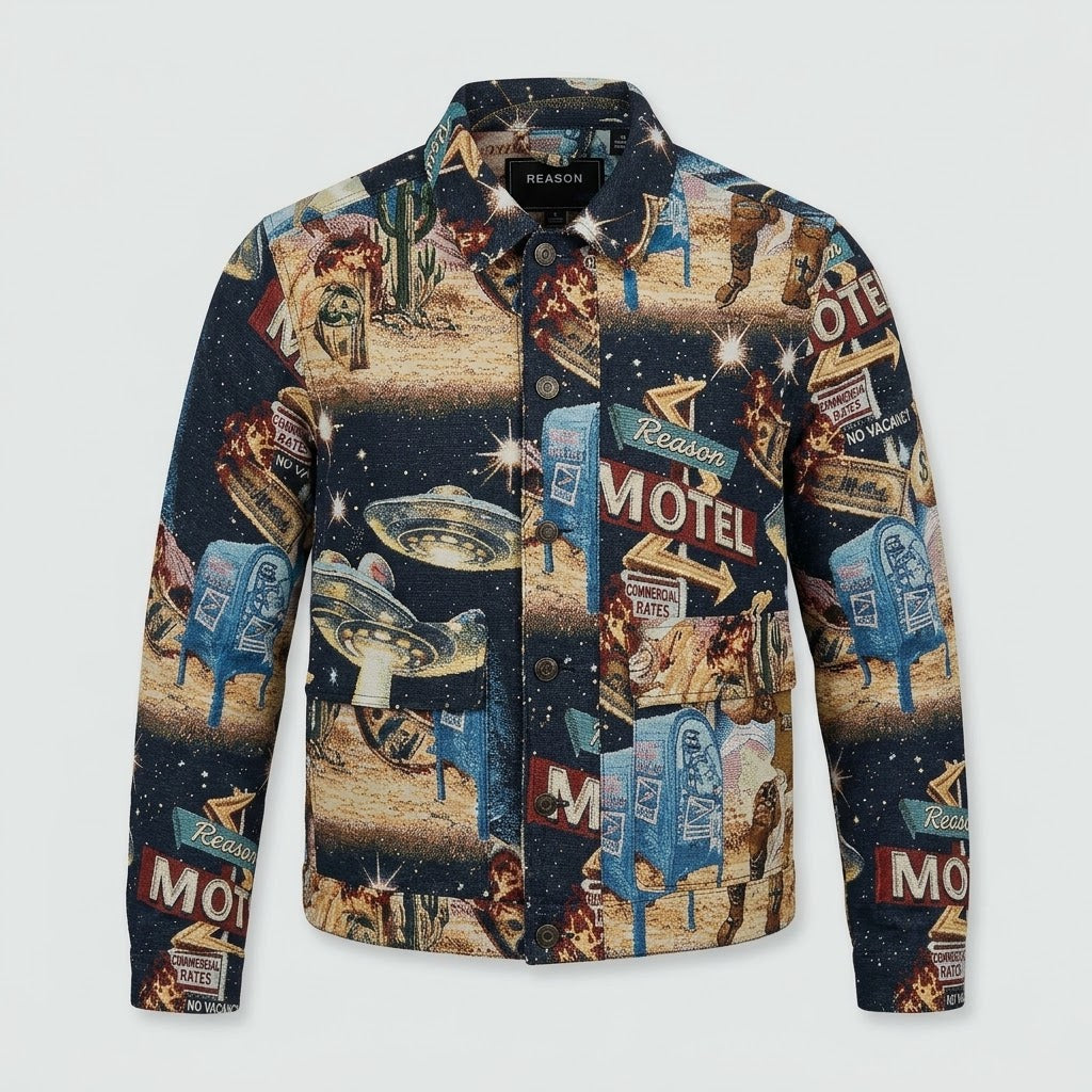 REASON-SPACE DESSERT VARSITY JACKET