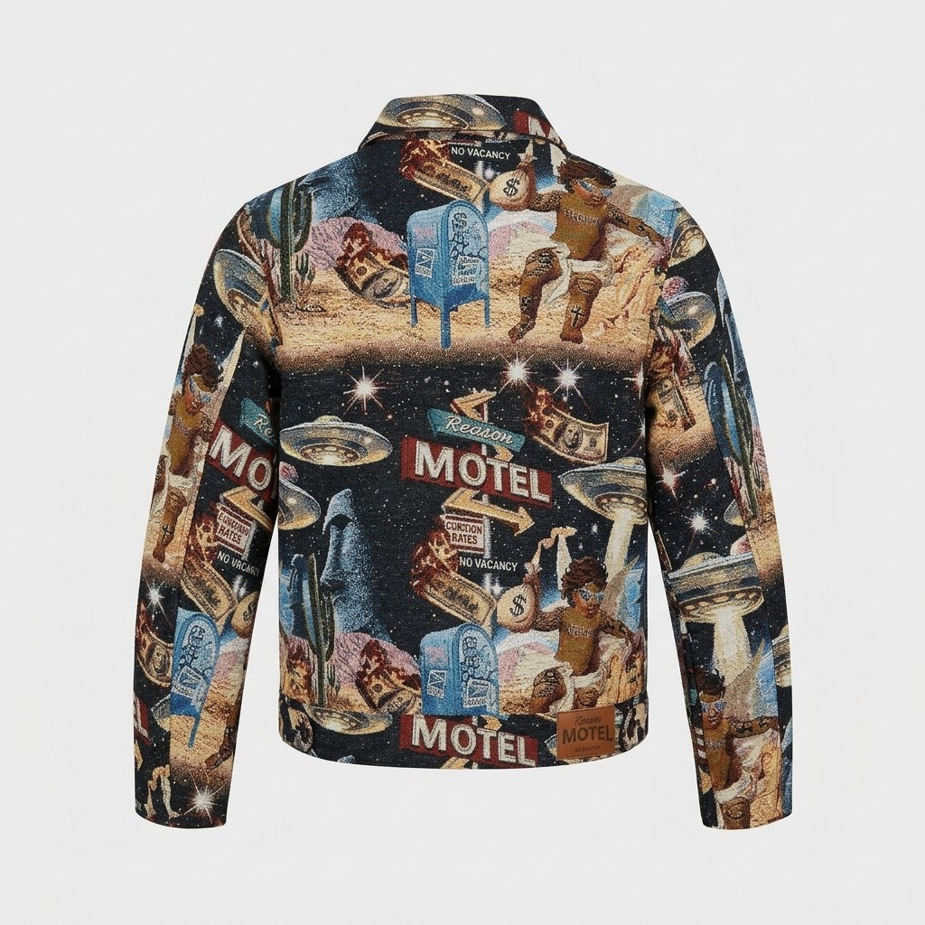 REASON-SPACE DESSERT VARSITY JACKET
