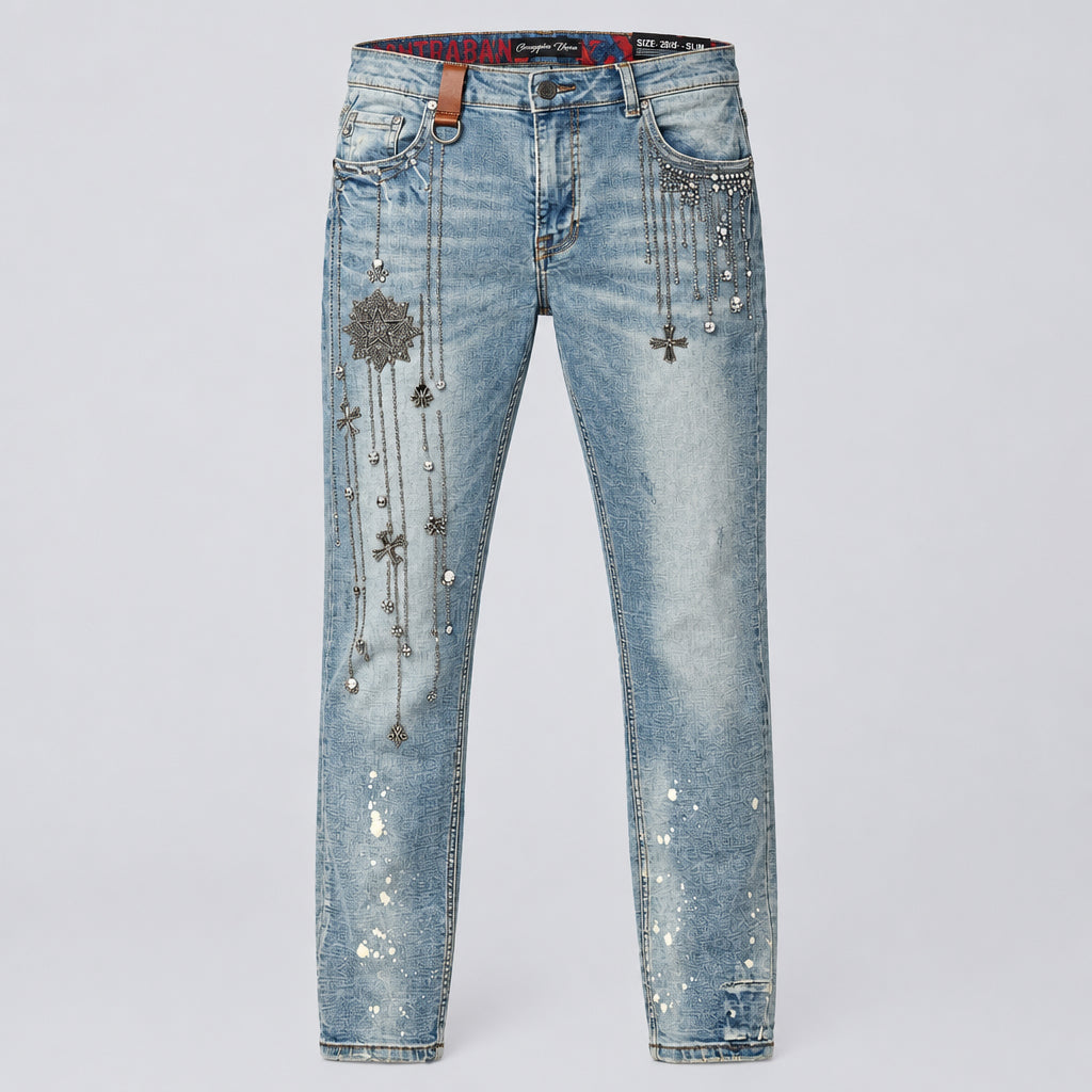 SMUGGLES MOON-chrome ￼JEANS ￼