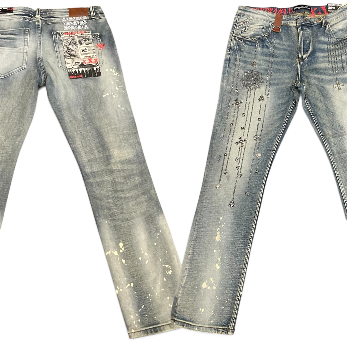 SMUGGLES MOON-chrome ￼JEANS ￼