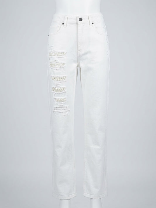 SMUGGLE MOON-white jeans