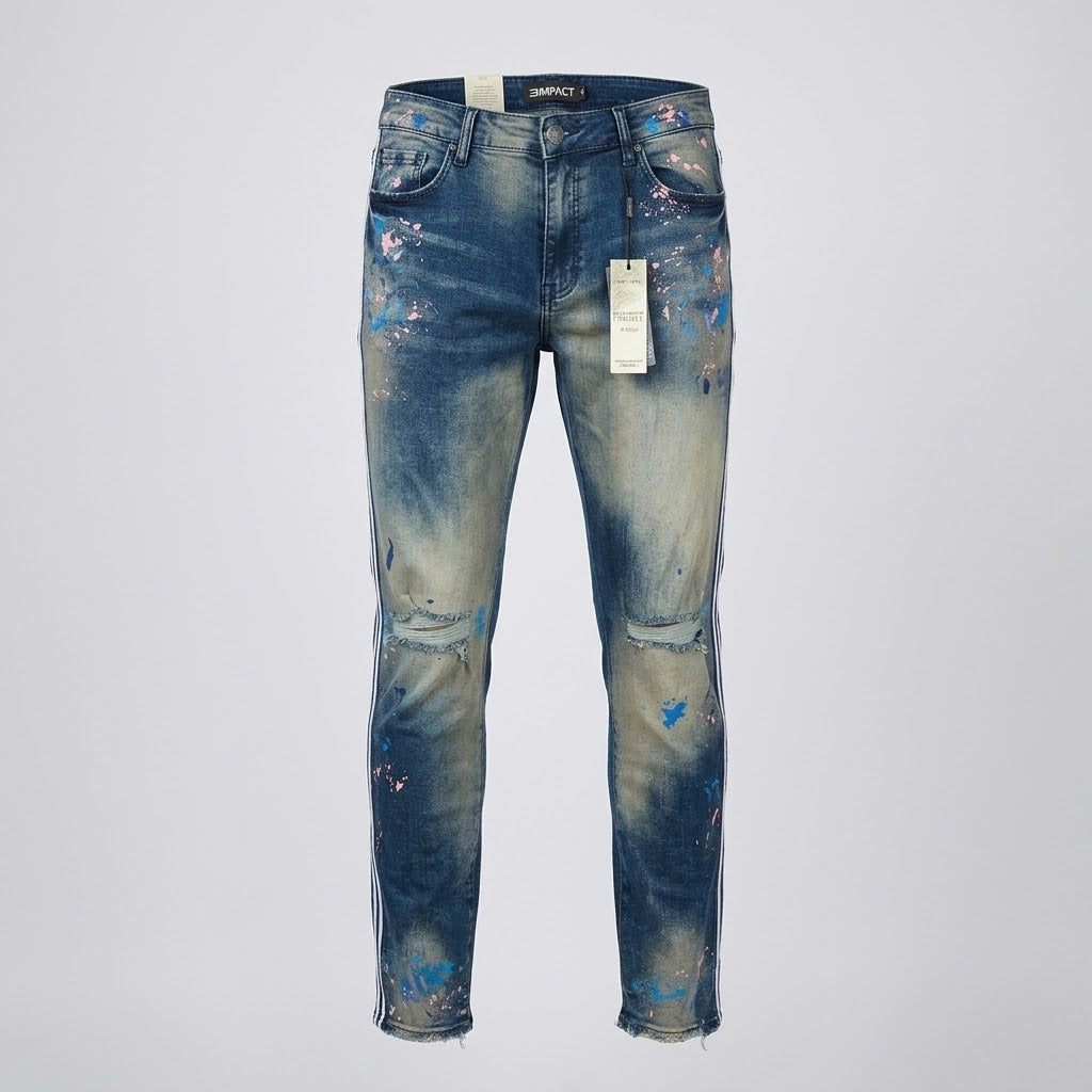 JORDAN CRAIG-PRINTED JEANS