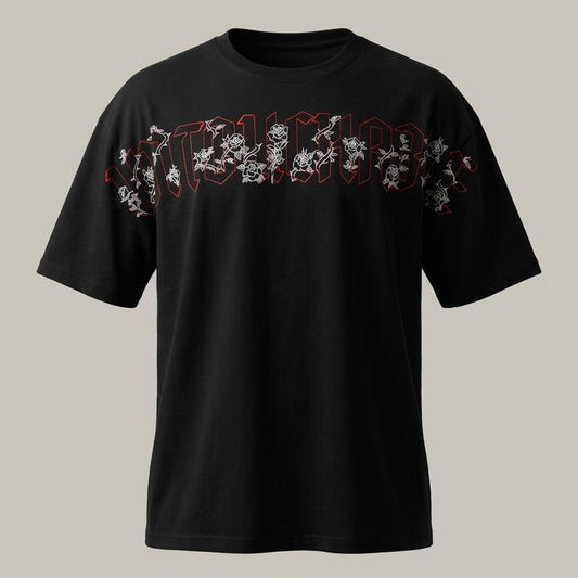 REASON-FLOWERED T-SHIRT