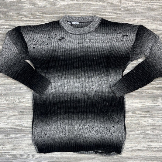 Young Republic- fashion oversized washed sweater (black/grey)