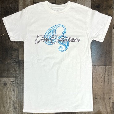 The Edition- paisley ss tee (blue)