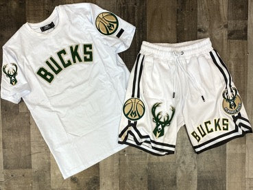 Pro Max- Milwaukee Bucks shorts set