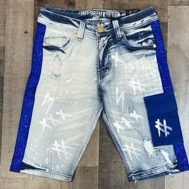 Elite- hammer head denim shorts