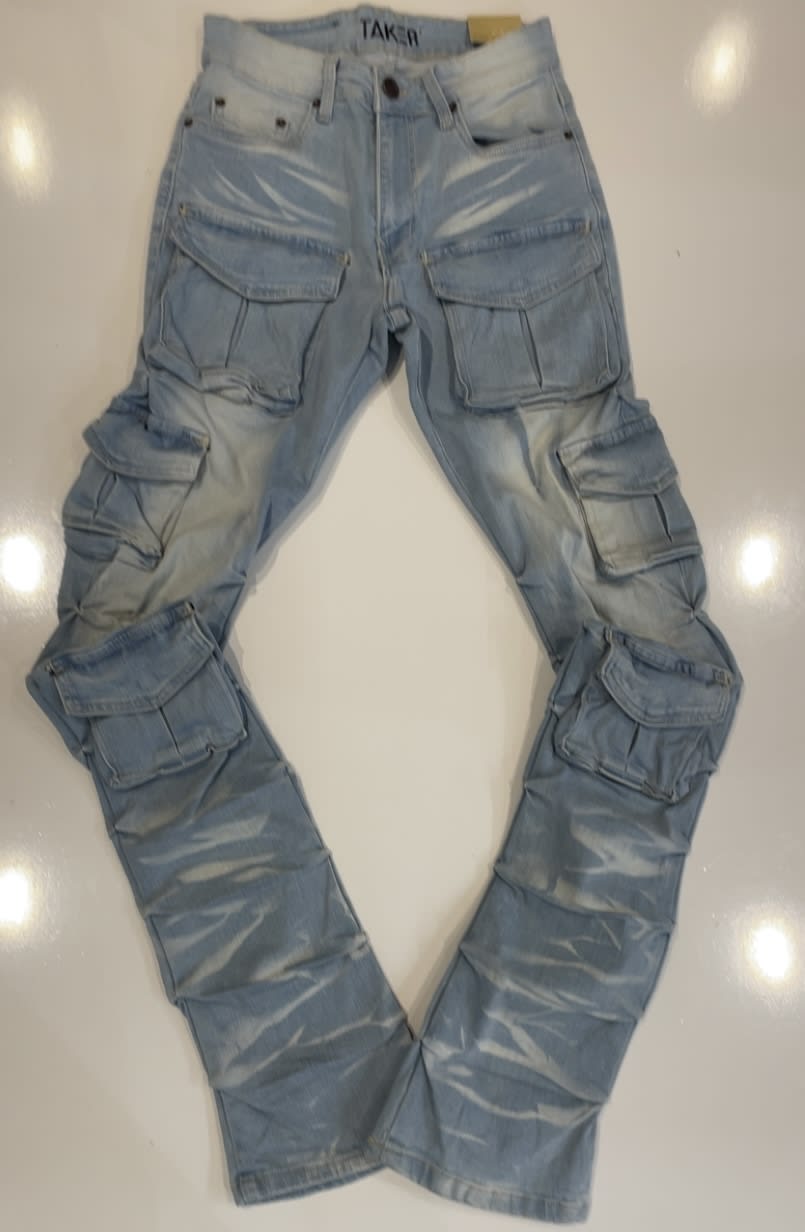 Taker Tint Pocket Patched Jeans