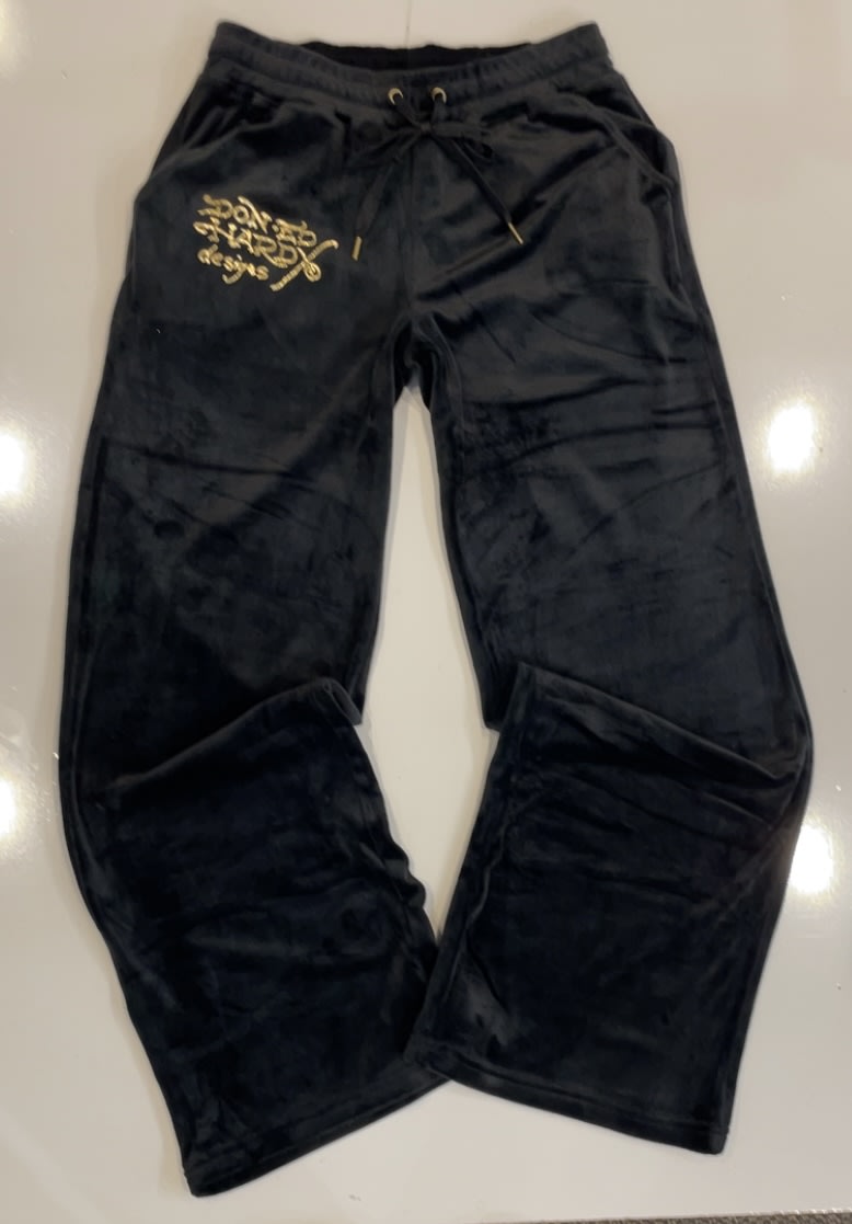 ED Hardy Black Armor Velour Sweatsuit