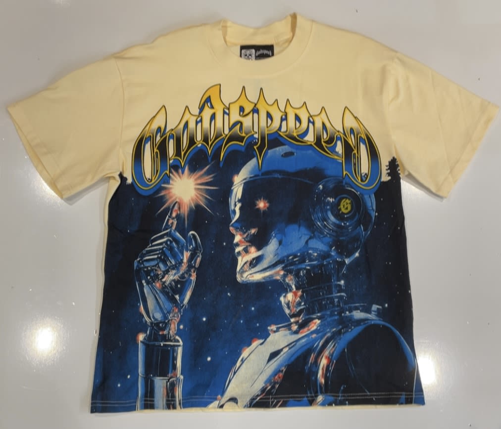 Godspeed Tan Robot T-Shirt