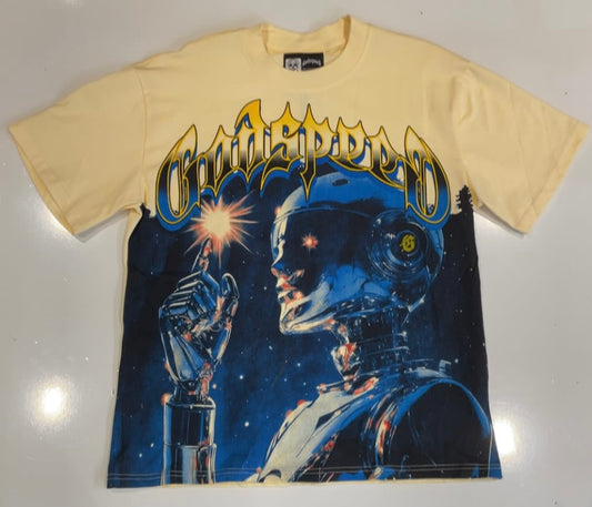 Godspeed Tan Robot T-Shirt