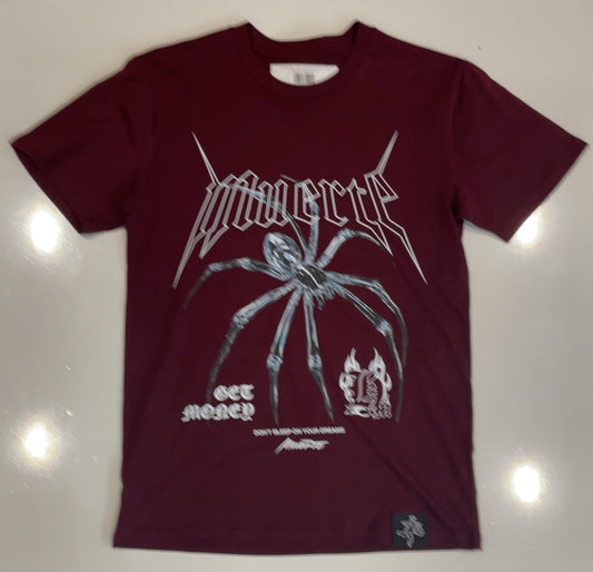 Hustle Daily Burgundy Don't Sleep On Your Dreams T-Shirt