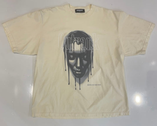 Outrank Cream Drown Off This Wave T-Shirt