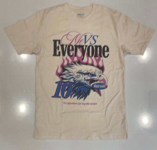Outrank Cream Me Vs. Everyone T-Shirt