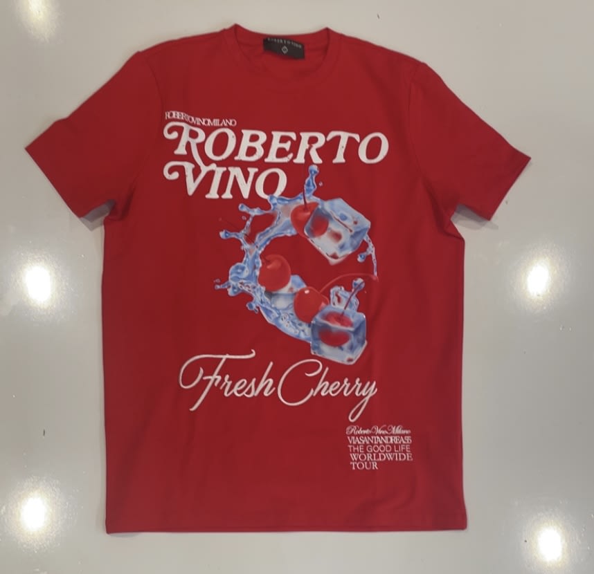 Roberto Vino Fresh Red Cherry T-Shirt