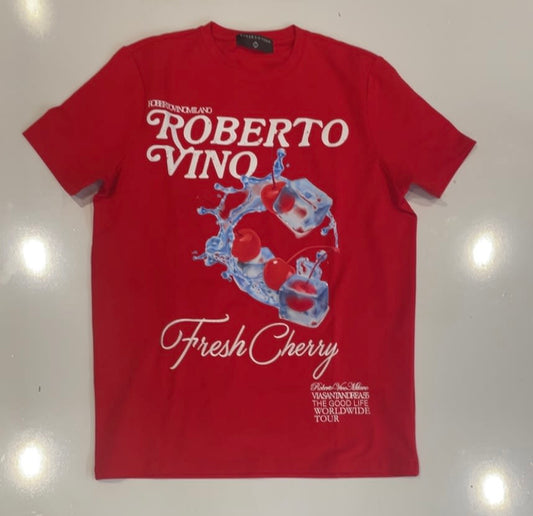Roberto Vino Fresh Red Cherry T-Shirt