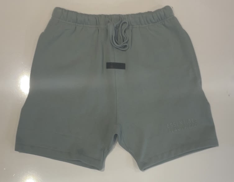 Essentials Mint Green Fear of God Shorts
