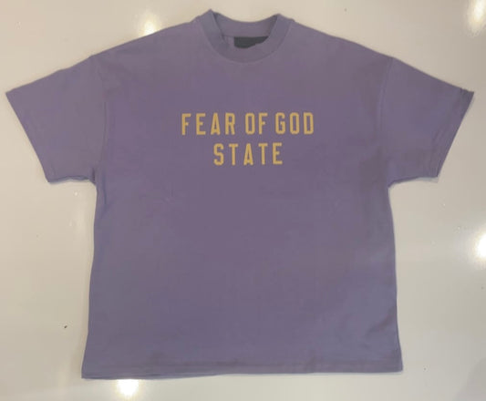 Essentials Purple Front Logo T-Shirt
