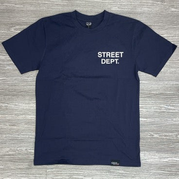 Planet Of The Grapes- street dept ss tee (navy)