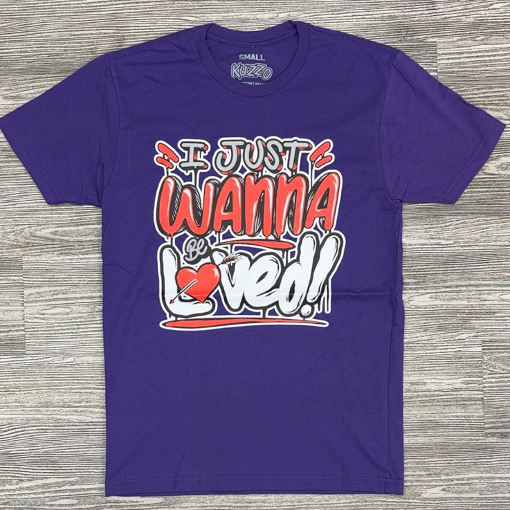 XGear101- wanna be loved ss tee (purple)