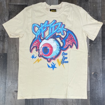 Gftd- open eye ss tee (beige)