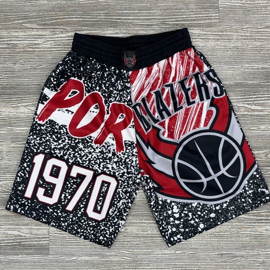 Mitchell & Ness- Nba Jumbotron Submimated Shorts Trailblazers