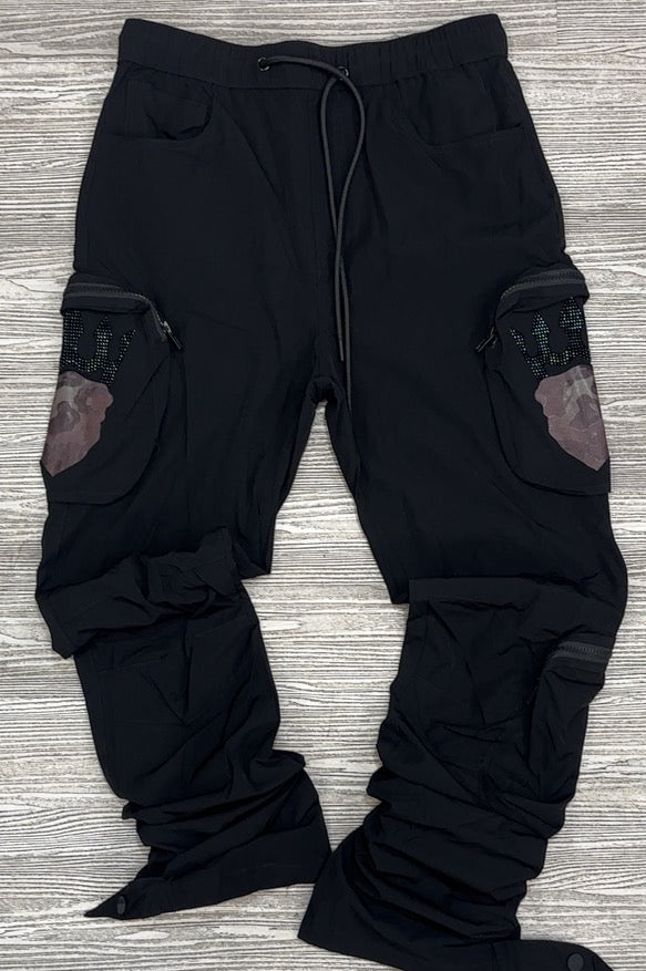 Roku Studio- notorious nylon pants (black)