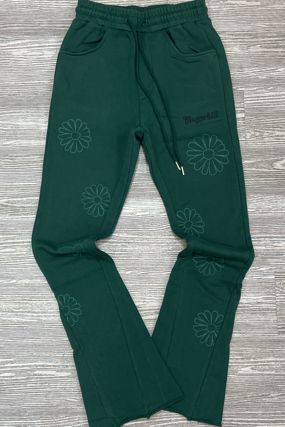 Sugarhill- Janis stacked sweatpants (Green)