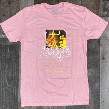 Haste Escape- team runaway ss tee (pink)