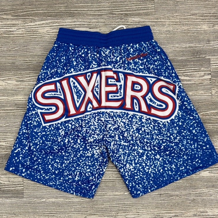 Mitchell & Ness- nba Jumbotron sumimated shorts 76ers