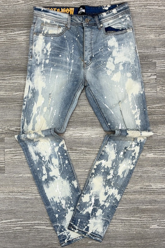 World Tour- bleached spots jeans