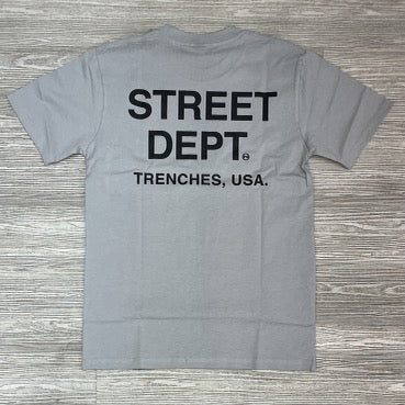 Planet Of The Grapes- street dept ss tee (grey)