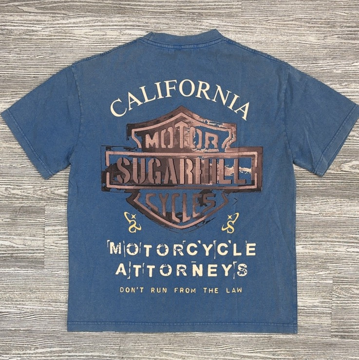 Sugarhill- “guilty ss tee (lt blue)