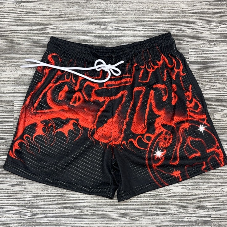 Lost Hills- fired up mesh shorts