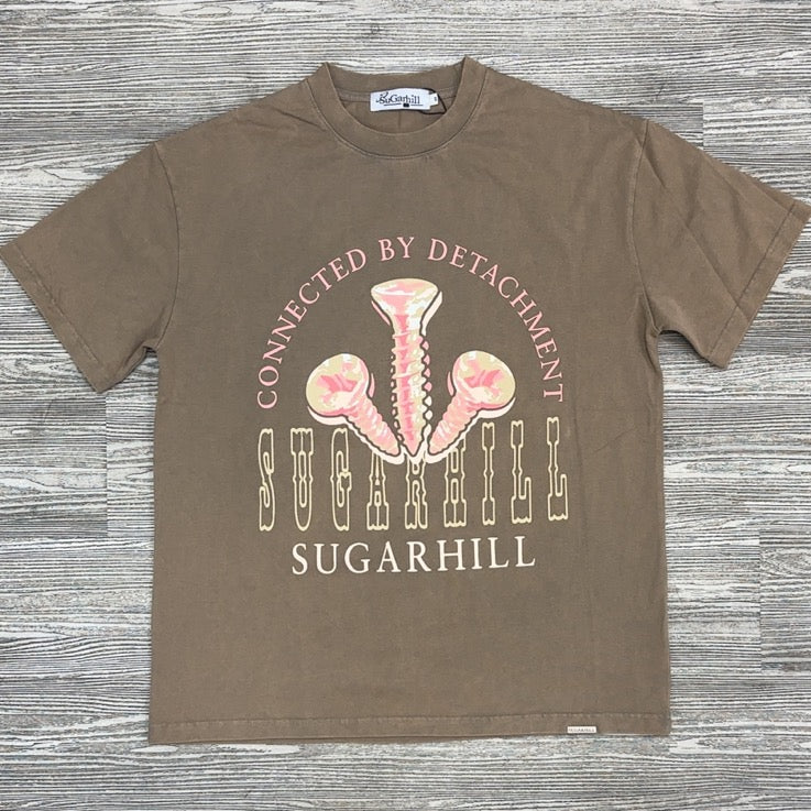 Sugarhill- “screwed up” ss tee (brown)