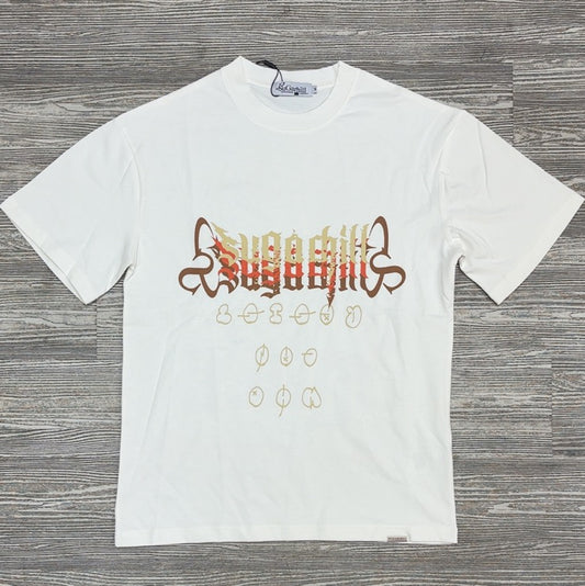 Sugarhill- “sauce” ss tee (white)