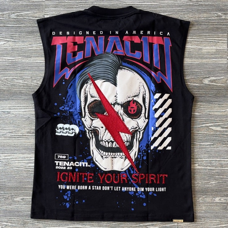 Tenaciti- Purple Spark Cut ss tee