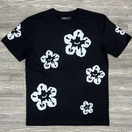 Roku Studio- tear drip ss tee (black)