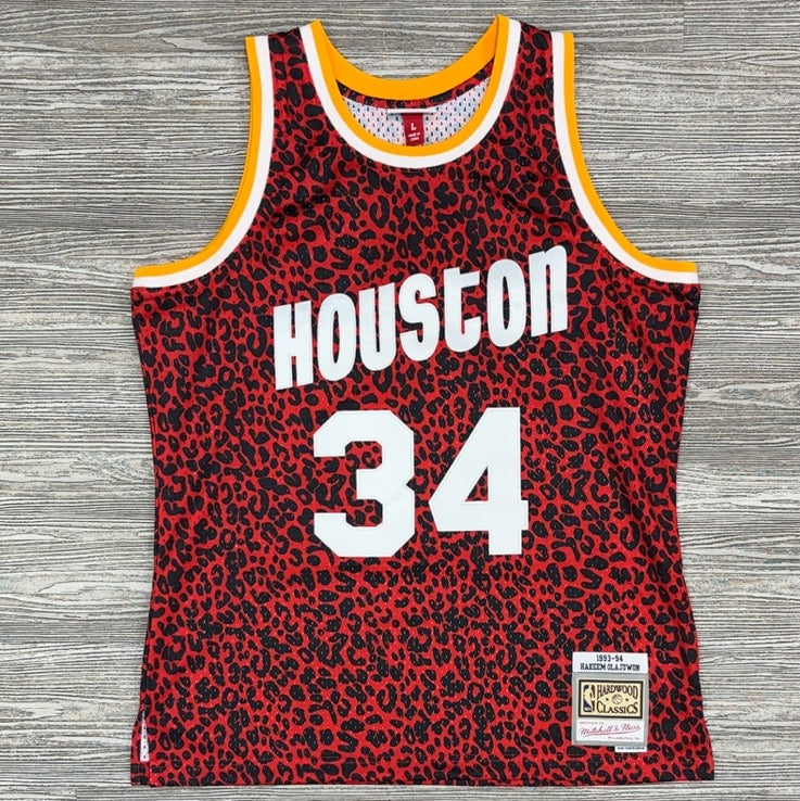 Mitchell & Ness- nba wildlife swingman jersey Rockets 93 Hakeem Olajuwon