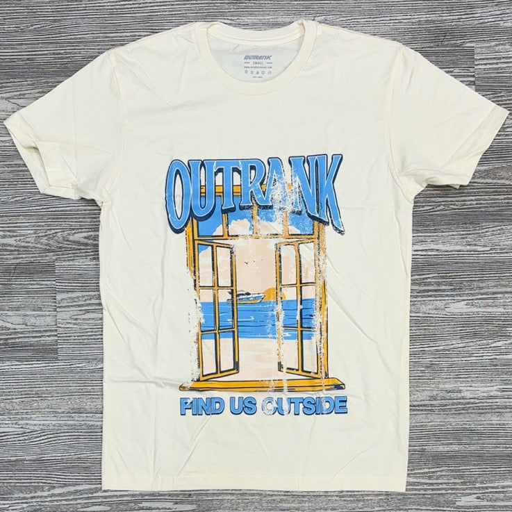 Outrank- find us outside ss tee