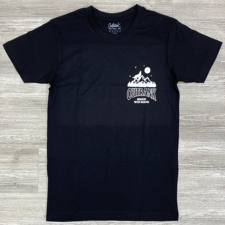 Outrank- runnin with wolves ss tee