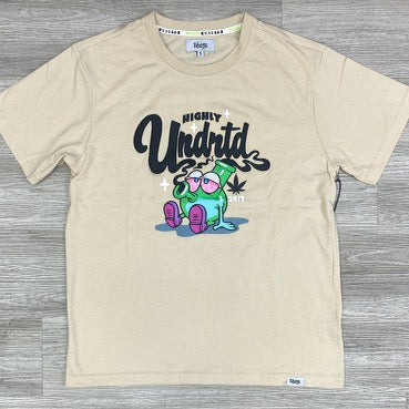 Highly Undrtd- peace makers ss tee (cream)